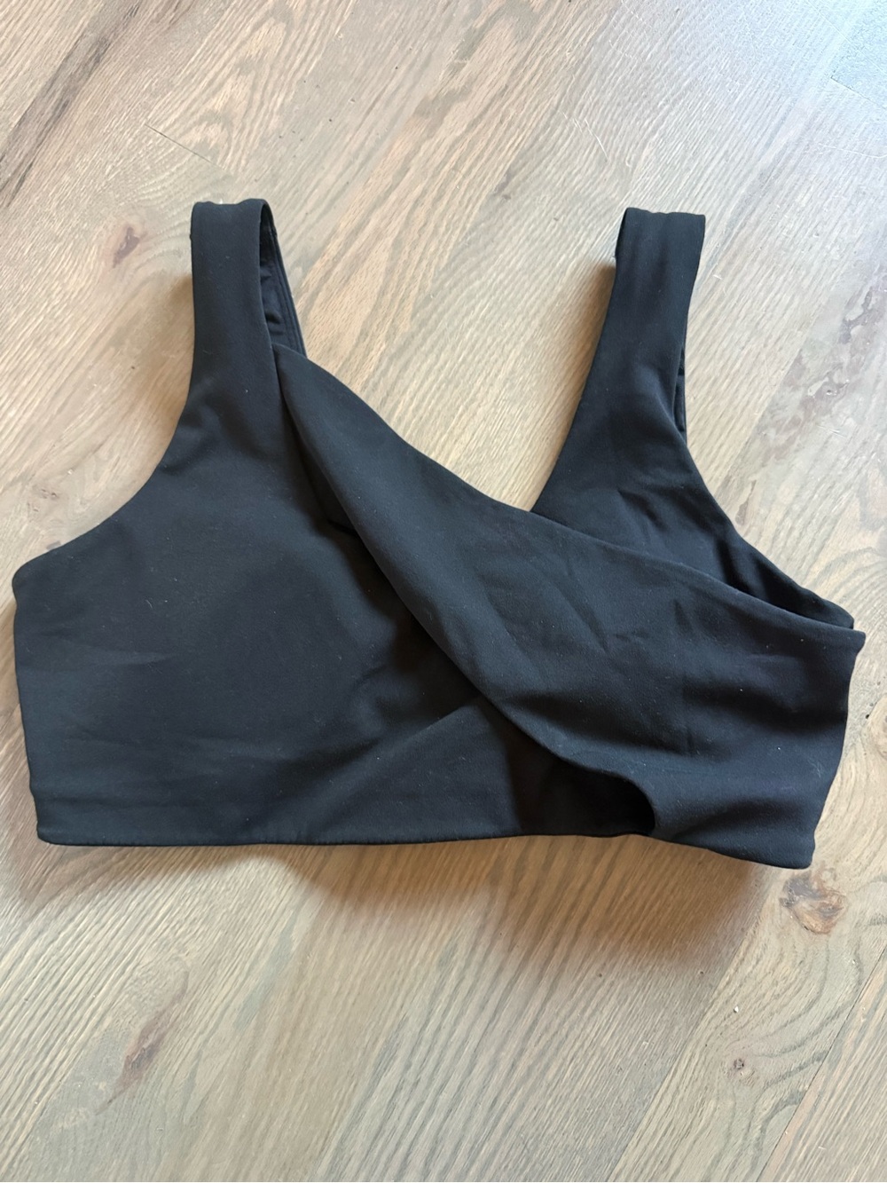 lululemon athletica Black Cross-Front Sports Bra